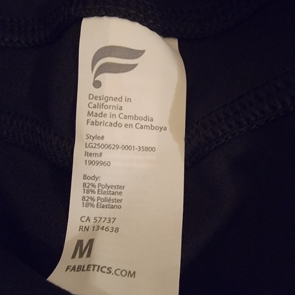 Fabletics Women's Oasis Pureluxe Legging NWT - Picture 5 of 5